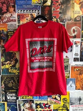 Fruit of the Loom Red D.A.R.E. Graphic Tee
